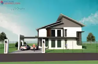 pelan rumah 6 bilik