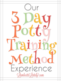 Great resource if you're trying the 3 Day Potty Training Method with your toddler!