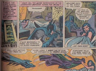 Huh.  Batman's ears seem big in that second panel.  Odd.