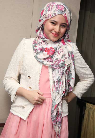 Gaya dan Model BUSANA MUSLIM Marshanda 2014