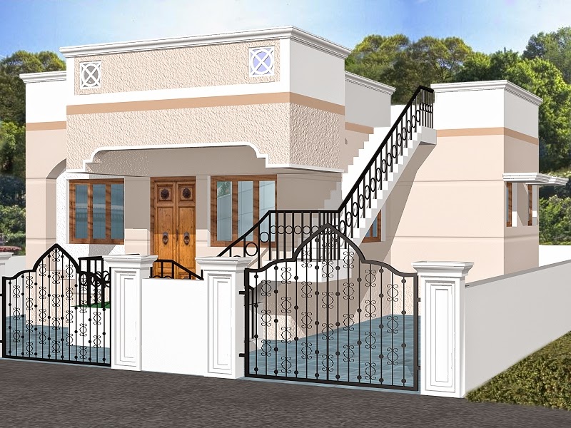  INDIAN  HOMES HOUSE  PLANS  HOUSE  DESIGNS  775 SQ FT 