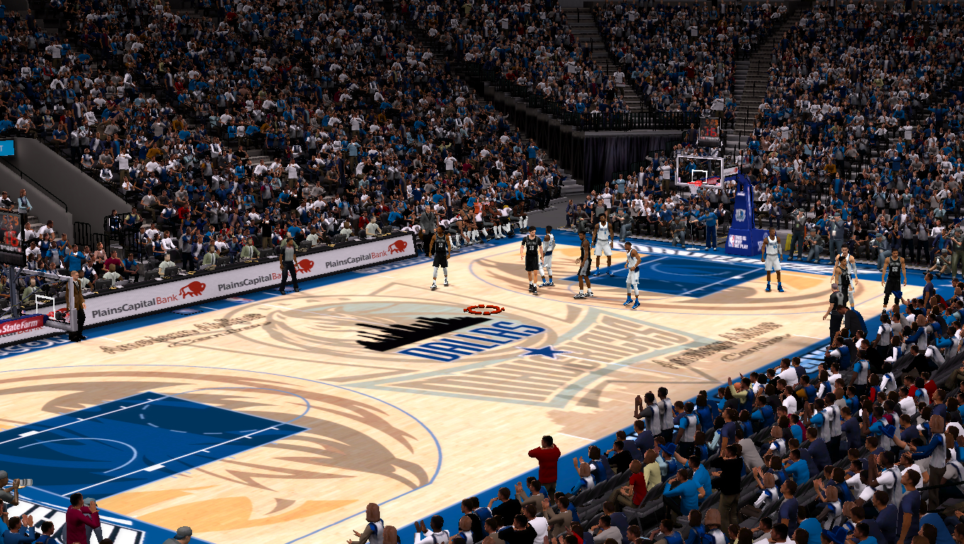 Dallas Mavericks Concept Court for NBA2K14 FIX By TEAM RAKKER
