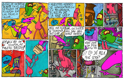 comic, cartoneros del espacio