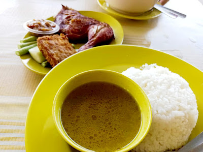 Mee Bandung Dan Nasi Ayam Penyet Menu Lunch