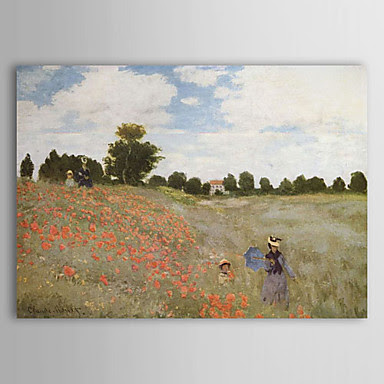  Campo de amapolas en Argenteuil Claude Monet