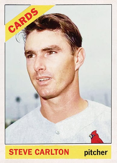 WHEN TOPPS HAD (BASE)BALLS!: CUSTOM SPOTLIGHT: 1966 STEVE CARLTON FROM THE  WHOLE NINE CUSTOM SET