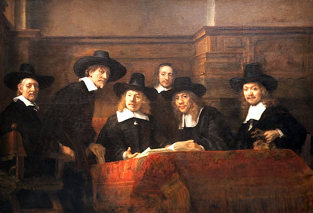 "Os síndicos dos mercadores de tecidos", Rembrandt