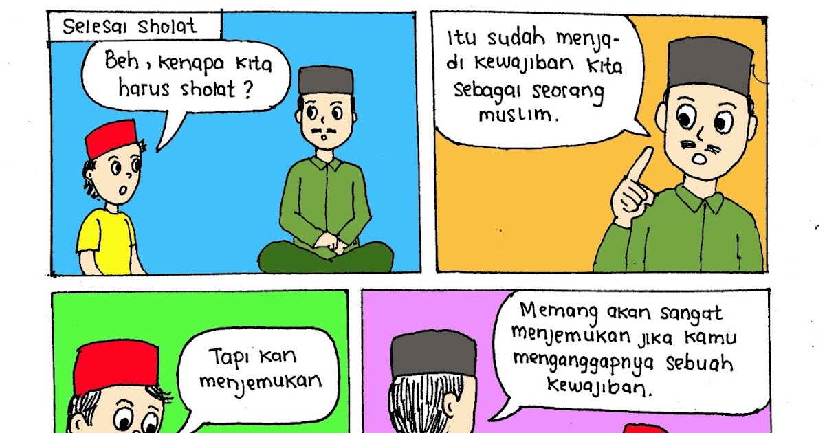  Gambar Komik Kartun  Islami Komicbox