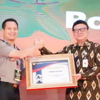 Polres Gresik Raih Penghargaan Pelayanan Publik 2019, dengan Kategori Sangat Baik