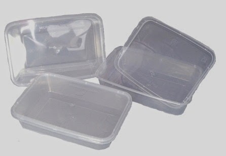 750 X Plastic 500ml Microwave Food Takeway Containers