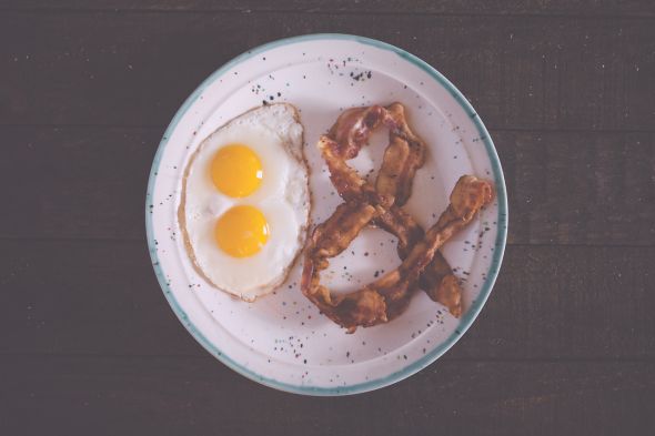 Emily Blincoe fotografia divertida isso e aquilo e comercial ampersand Ovos e bacon