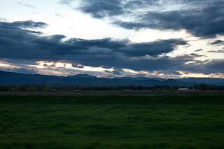 Dusk off of Highway 119 in Niwot