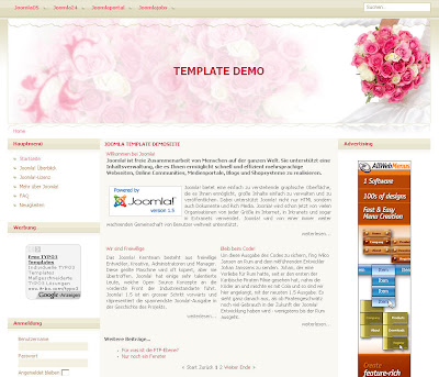 Siteground-j15-98 (Bridal Dreams) - шаблон для Joomla 1.5