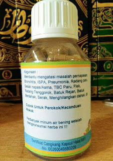 Jual Kapsul Herbal Khusus Perokok/ Radang Flek Paru/ TBC/ Bronkitis/ Batuk Menahun/ Asma/ Detox Racun di kalimantan