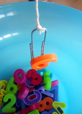 HOMEMADE FISHING FOR NUMBERS GAME