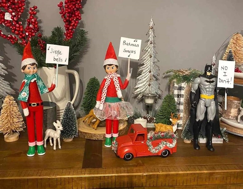 jingle bells, batman smells elf idea.
