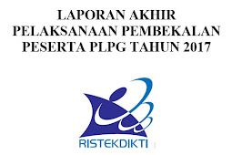 Contoh Laporan Akhir Pembekalan PLPG dengan Template Kerangka Laporan