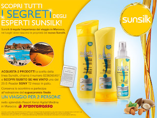 Logo Sunsilk: vinci 25 E-Readers Sony e viaggio in Marocco