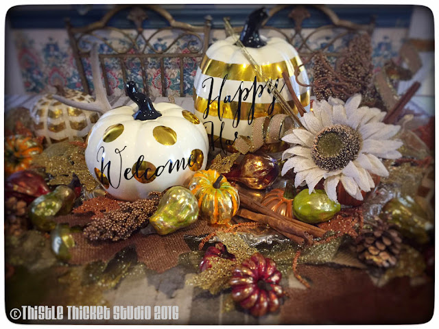 Thistle Thicket Studio, fall decor, fall tablescape