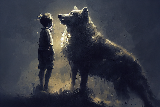 Boy and Wolf