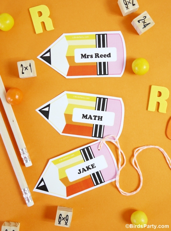 Back To School Free Printable And Editable Name s Party Ideas Party Printables Blog