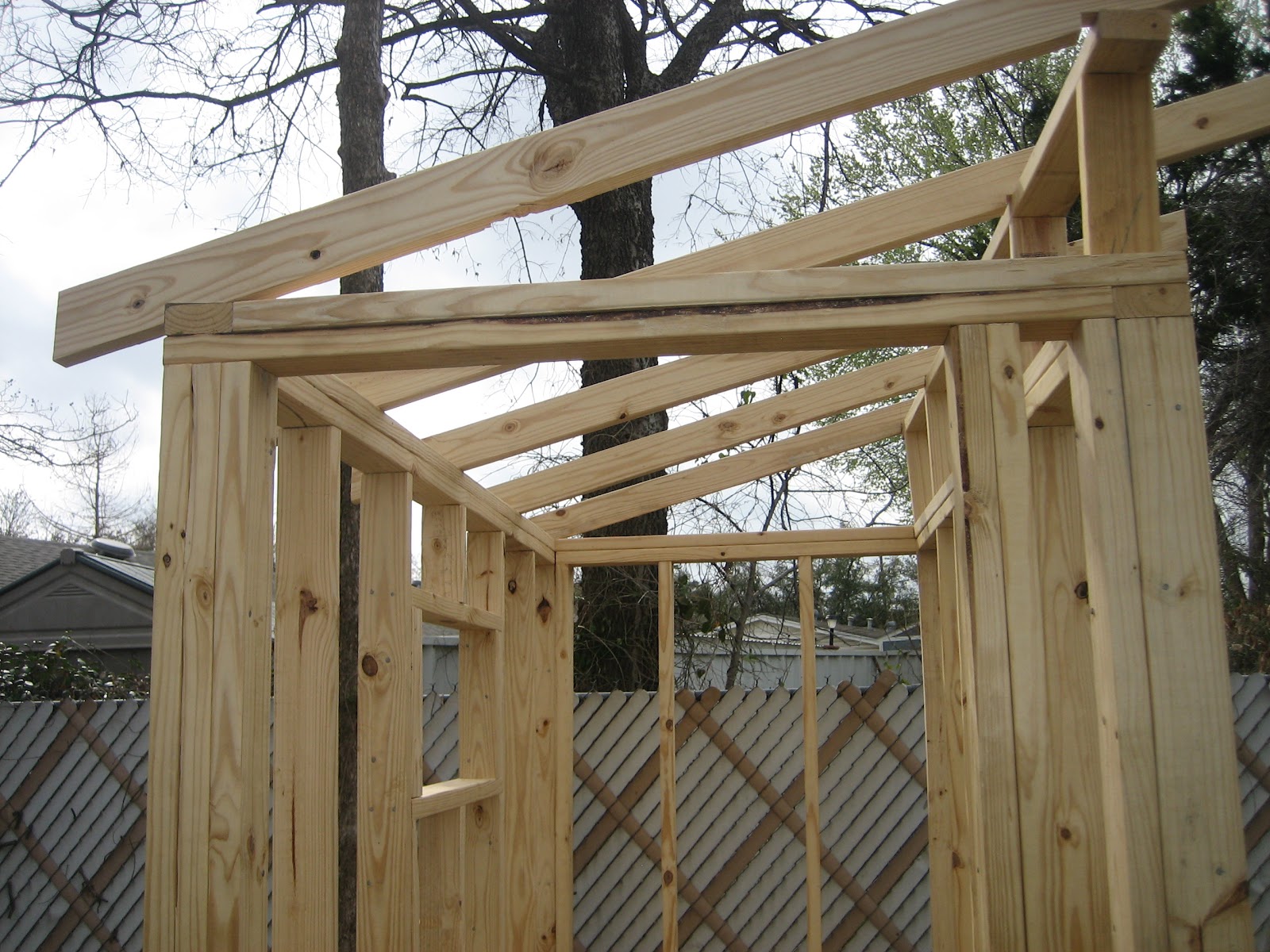 Building a Chicken Coop in Dallas Texas in my parents backyard!