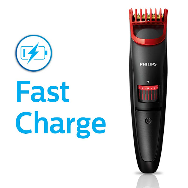 Philips QT4011/15 corded & cordless Titanium blade Beard Trimmer with Fast charge