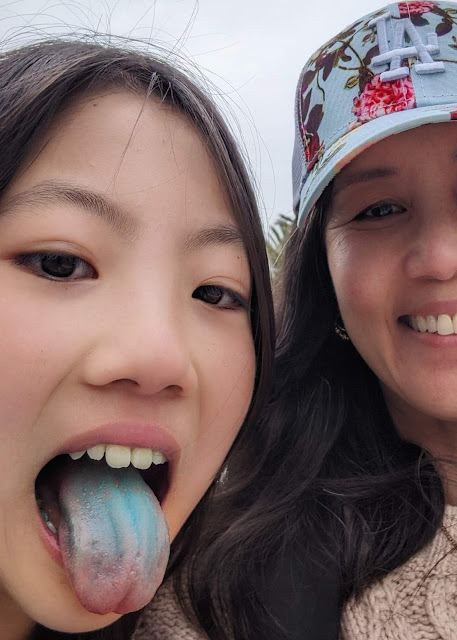 Spring Break at Universal Studios Hollywood, CA cotton candy