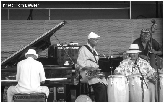 Ari Brown - Chicago Jazz Festival - Photo by Tom Bowser