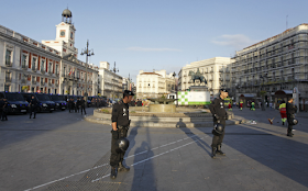 Puerta del Sol, Madrid, Portugal Spain, Spanish, Police, Brutality, Against, Peaceful, Protesters, Photos, Fascist, NWO