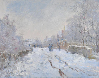 Claude Monet  'Snow at Argenteuil' 1875