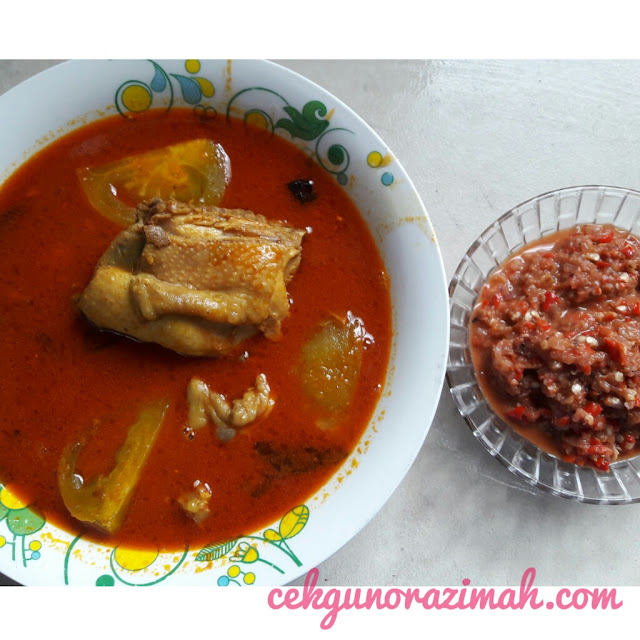 cerita cikgu, pasangan paling mengancam bila bersama, kari ayam dan sambal belacan