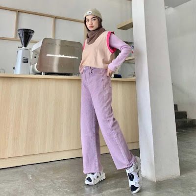 Outfit Casual ke Kampus untuk Hijabers