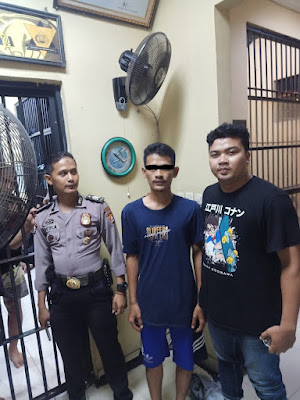 Pengedar sabu MA (26) ditangkap di pinggir jalan raya sekitar di Kampung Ciajeng, Desa Cijeruk, Kecamatan Kibin, Kabupaten Serang oleh Tim Opsnal Satuan Reserse Narkoba
