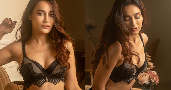Surbhi Jyoti in cleavage baring tiny black top with pants sets internet on  fire - see photos.