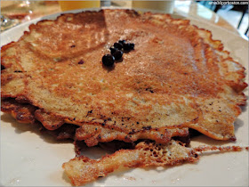 Pancakes con Arándanos de Maine en Bar Harbor, Maine