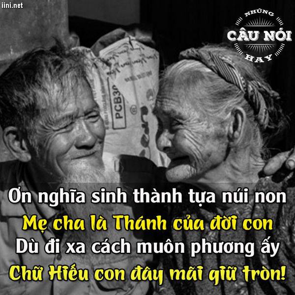 ảnh status mãi nhớ công ơn của cha mẹ