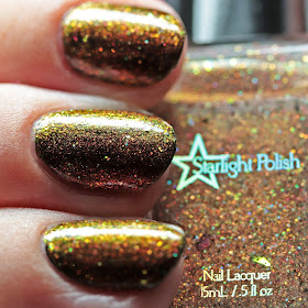 Starlight Polish Purifying Flames over black