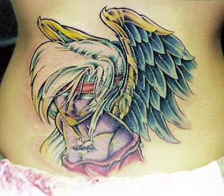 angel  tattoo art