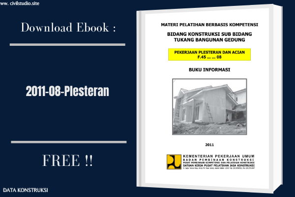 Download Ebook Teknik Sipil [ Plesteran ] Gratis