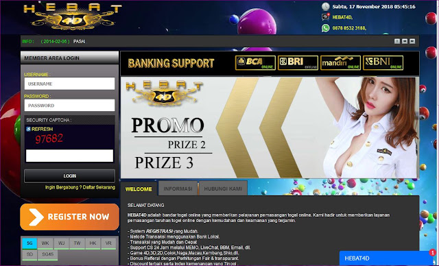 WEBSITE TOGEL TERPERCAYA 2019 -2020