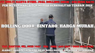 GAMBAR, DAFTAR, HARGA, ROLLING DOOR, PER METER, MURAH, BINTARO, 2024