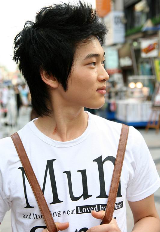 mens rock hairstyles. Korean Faux Hawk Hairstyle For