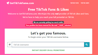 Tiktok Fame | Tik ​​Tok Fame, Get Likes and Followers on tiktok via Gettiktokfame.com