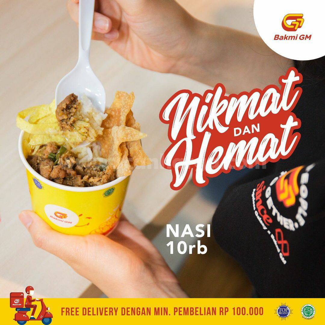 Bakmi GM Promo Paket Nikmat Hemat Nasi 10rb