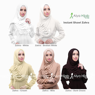 Fasmina instan - Instant Shawl Zahra - produksi alya hijab by naja