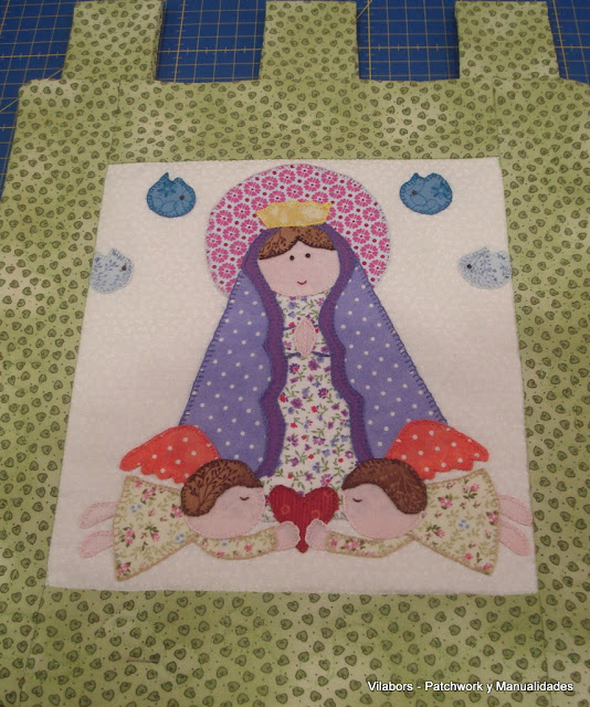 Panel de Patchwork Virgencita Plis.  Vilabors, Patchwork y Manualidades