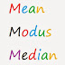 Mean Modus Median
