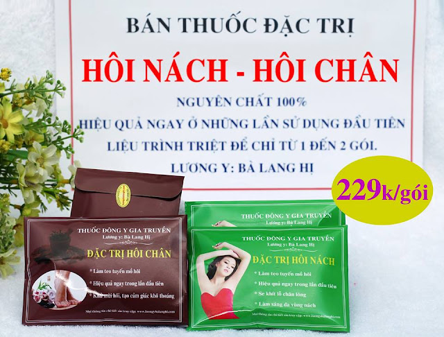 Trị hôi nách cho phụ nữ sau sinh nhờ thuốc bà lang hị