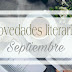 Novedades literarias de septiembre 